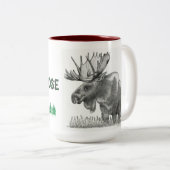 Tasse 2 Couleurs Christmoose (Devant droit)
