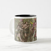 Tasse 2 Couleurs Christophe Colomb (1451-1506) avec Ameri indigène (Devant gauche)