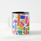 Tasse 2 Couleurs Chromatic Geometry (Devant gauche)