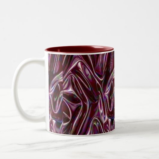 Tasse 2 Couleurs chrome bordeaux (Gauche)