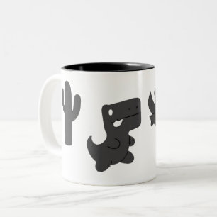 Tasse 2 Couleurs chrome dino hors ligne