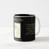 Tasse 2 Couleurs Chrysanthème Pierre cristal Fée (Devant droit)