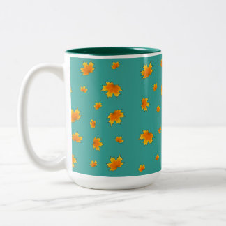 Tasse 2 Couleurs Chute des Feuilles
