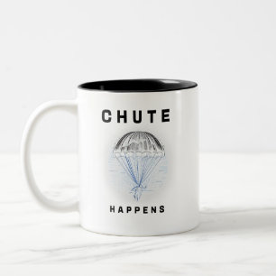 Tasse 2 Couleurs Chute Happen - Un Parachute Design