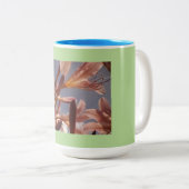 Tasse 2 Couleurs Ciel bleu rose Lily (Devant droit)