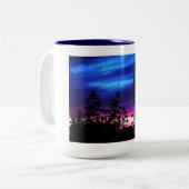 Tasse 2 Couleurs Ciel de coucher du soleil (Devant gauche)