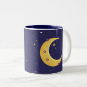 Tasse 2 Couleurs Ciel nocturne avec étoiles (Devant droit)