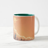 Tasse 2 Couleurs ciel paisible (Devant droit)