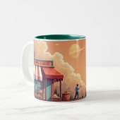 Tasse 2 Couleurs ciel paisible (Devant gauche)