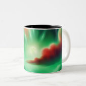 Tasse 2 Couleurs ciel vert (Devant droit)