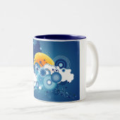 Tasse 2 Couleurs Ciels bleus (Devant droit)