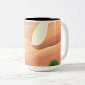 Tasse 2 Couleurs Ciels peints & Vibes du désert (Devant droit)