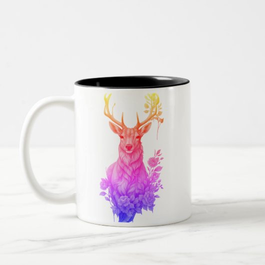 TASSE 2 COULEURS CIERV O ENTRE FLORES (Gauche)