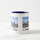 Tasse 2 Couleurs Cincinnati Ohio (Centre)