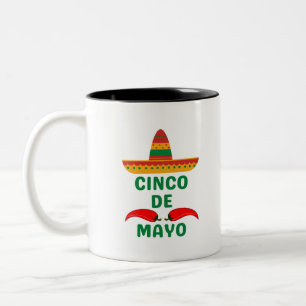Tasse 2 Couleurs Cinco De Mayo