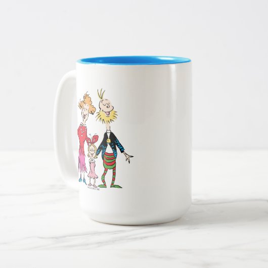 Tasse 2 Couleurs Cindy Lou Who's Family Portrait (Devant gauche)