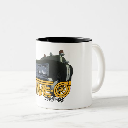 Tasse 2 Couleurs Cinq-0 policiers (Devant droit)
