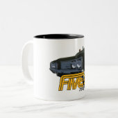 Tasse 2 Couleurs Cinq-0 policiers (Devant gauche)