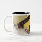 Tasse 2 Couleurs Cinq horloges (Gauche)