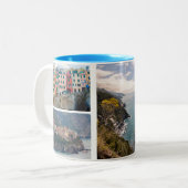 Tasse 2 Couleurs Cinque Terre, Ligurie, Italie (Devant gauche)