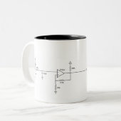 Tasse 2 Couleurs circuit, coeur, auditions d'I Markman (Devant gauche)