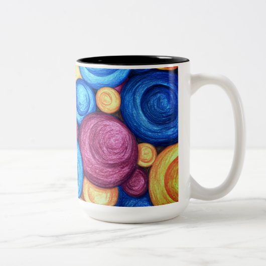 Tasse 2 Couleurs Circular (Droit)