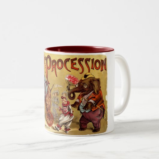 Tasse 2 Couleurs Cirque (Devant droit)