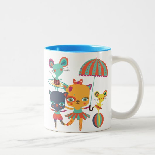 Tasse 2 Couleurs Cirque Cuties (Droit)