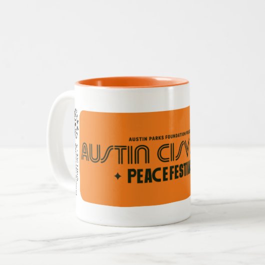 Tasse 2 Couleurs CISV Austin "Austin CISV Limits" (Devant gauche)