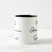 Tasse 2 Couleurs Citation 100% Véritable Esprit (Centre)