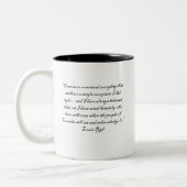 TASSE 2 COULEURS CITATION 1 DE LOUIS RIEL (Gauche)