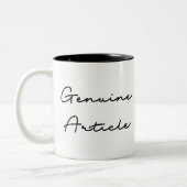 Tasse 2 Couleurs Citation d'article authentique (Gauche)