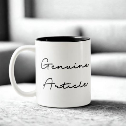 Tasse 2 Couleurs Citation d'article authentique