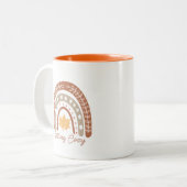 Tasse 2 Couleurs Citation d'automne Boho (Devant gauche)