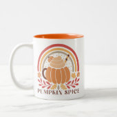 Tasse 2 Couleurs Citation d'automne Boho (Gauche)