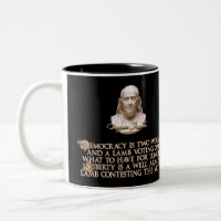 Citation de Ben Franklin : 2 loups et un agneau