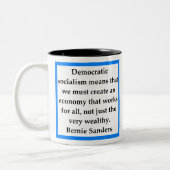 Tasse 2 Couleurs Citation de Bernie Samders (Gauche)