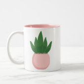 Tasse 2 Couleurs Citation de cactus mignon (Gauche)