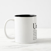 Tasse 2 Couleurs Citation de définition moderne de l'oncle préféré (Gauche)