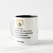 Tasse 2 Couleurs Citation de Dioum de baba (Devant gauche)