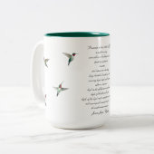 Tasse 2 Couleurs Citation de James Joyce (Devant gauche)