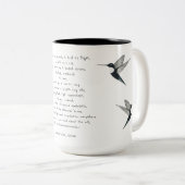 Tasse 2 Couleurs Citation de James Joyce (Devant droit)