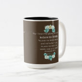 Tasse 2 Couleurs Citation de Jeremiah 29:11 (Devant droit)