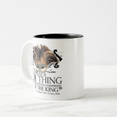 Tasse 2 Couleurs Citation de jeu de Hamlet (Devant gauche)