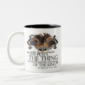 Tasse 2 Couleurs Citation de jeu de Hamlet (Gauche)