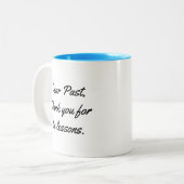 Tasse 2 Couleurs Citation de la sagesse sur l'apprentissage de l'hi (Devant gauche)