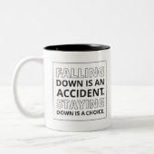 Tasse 2 Couleurs Citation de l'athlète à prix bas (Gauche)