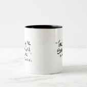 Tasse 2 Couleurs Citation de l'écriture calligraphie "Esprit ..." (Centre)