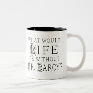 Tasse 2 Couleurs Citation de lecture de M. Darcy