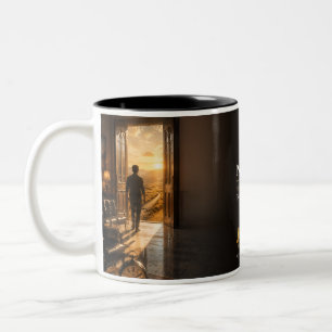 Tasse 2 Couleurs Citation de livre Personne ne vient